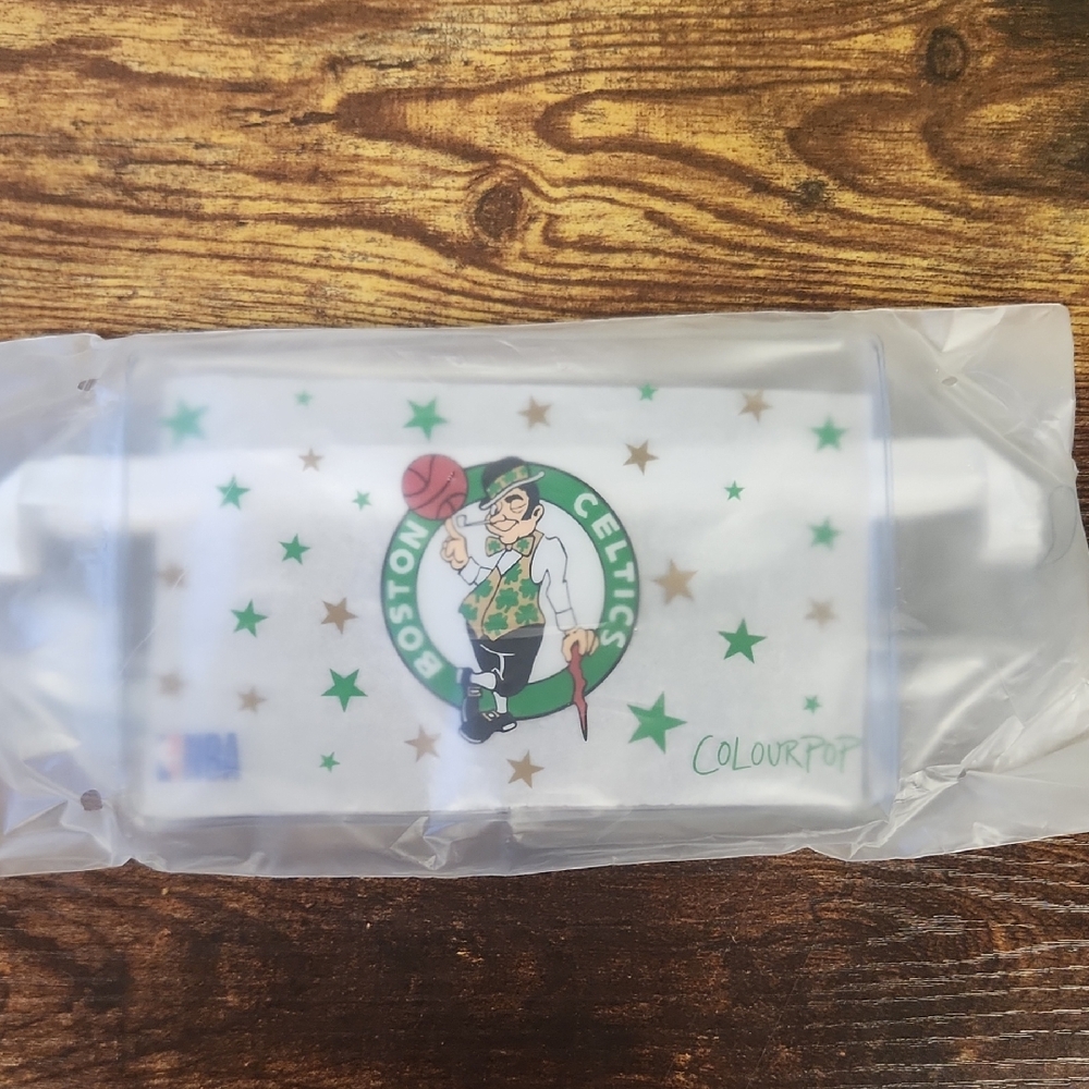 BOGO💖ColourPop Boston Celtics Clear Makeup Pouch
